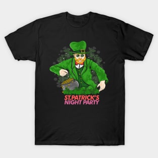 Night Party On St Patrick's Daty T-Shirt